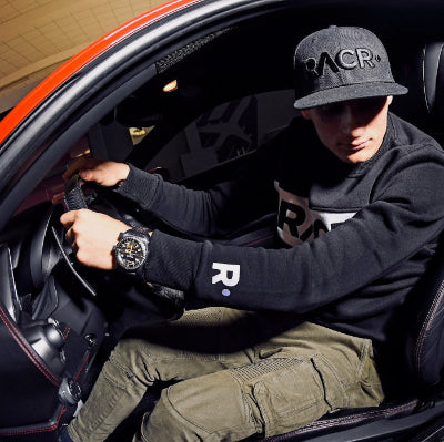Unisex Black Snapback Cap - Black Logo Unisex Black Snapback Cap - Black Logo
