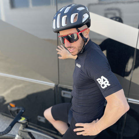 Black Technical Cycling Jersey by X-tech Black Technical Cycling Jersey by X-tech