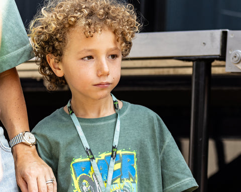 Kids Loose Fit Green Short Sleeve T-shirt - We All Race
