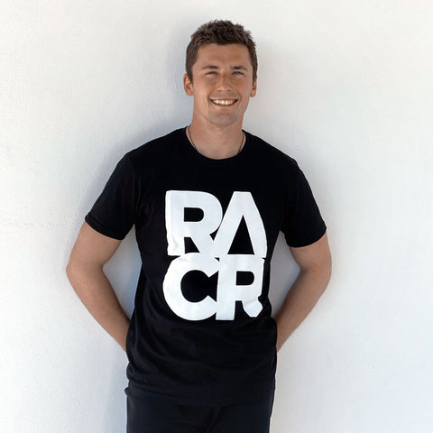T-shirt RACR• Nera - Logo New