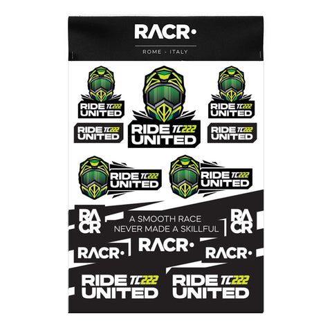 TC222 Ride United Stickers New