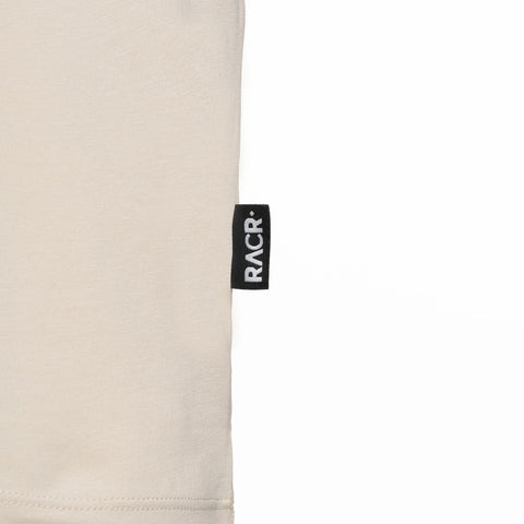 maglia beige unisex girocollo in cotone