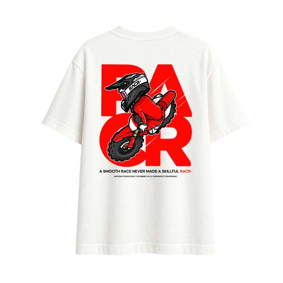 maglia bianca unisex larga