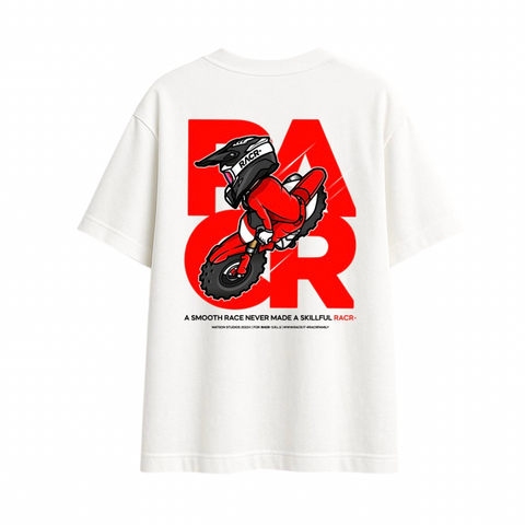maglia bianca unisex larga