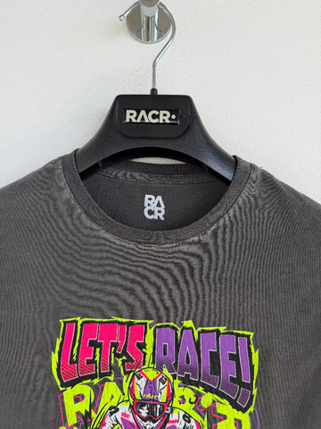 Maglia Grigia a Maniche Corte Larga Bambino - Let’s Race