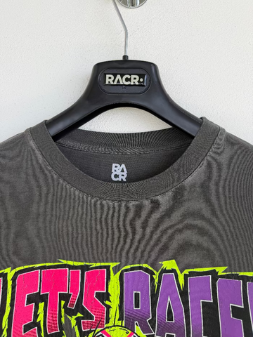 Maglia Grigia a Maniche Corte Larga Unisex - Let’s Race