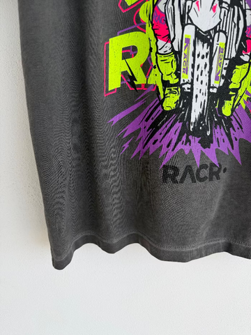 Maglia Grigia a Maniche Corte Larga Unisex - Let’s Race