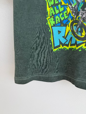 Maglia Verde a Maniche Corte Larga Bambino - We All Race