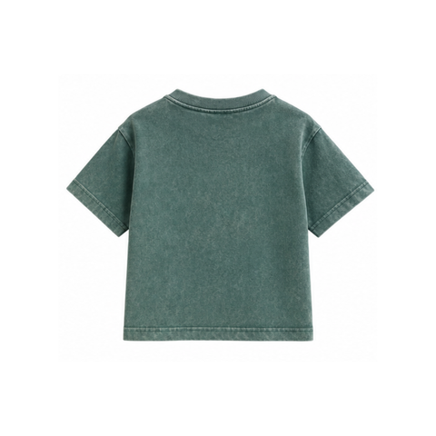 Maglia Verde a Maniche Corte Larga Bambino - We All Race