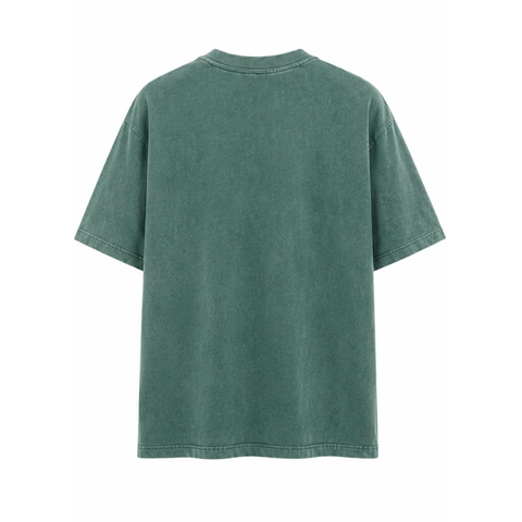 Maglia Verde a Maniche Corte Larga Unisex - We All Race