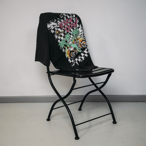 Maglia Grigia a Maniche Corte Larga Unisex - Race Day