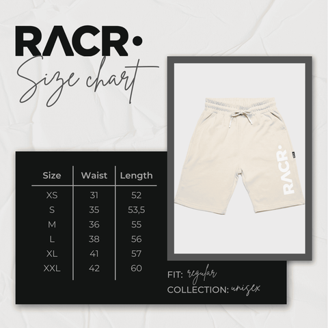 Unisex Beige Short Pants