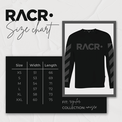 Felpa Nera Girocollo Unisex - Logo 01 Nuovo