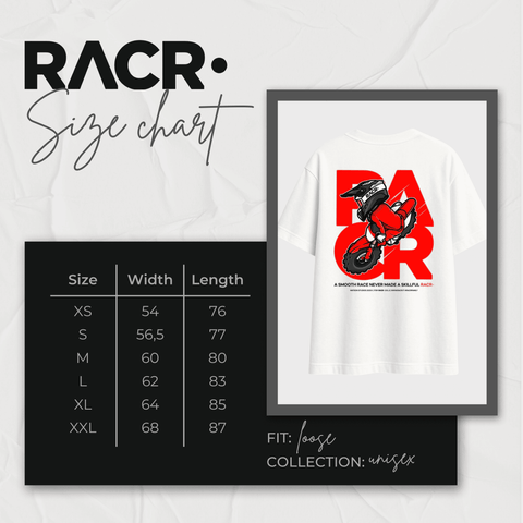 Unisex Loose Fit White Short Sleeve T-Shirt - Motto