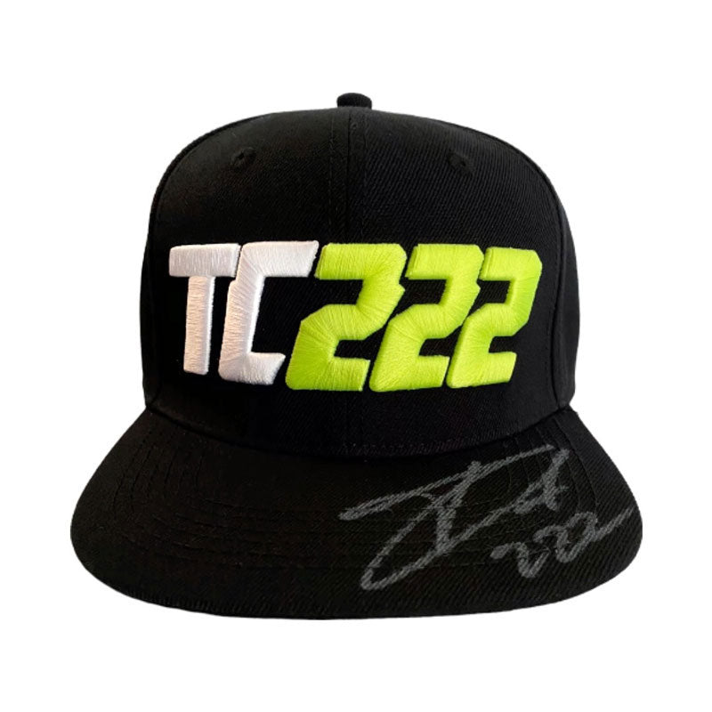Cappello TC222 Logo Bianco e Giallo Fluo Autografato