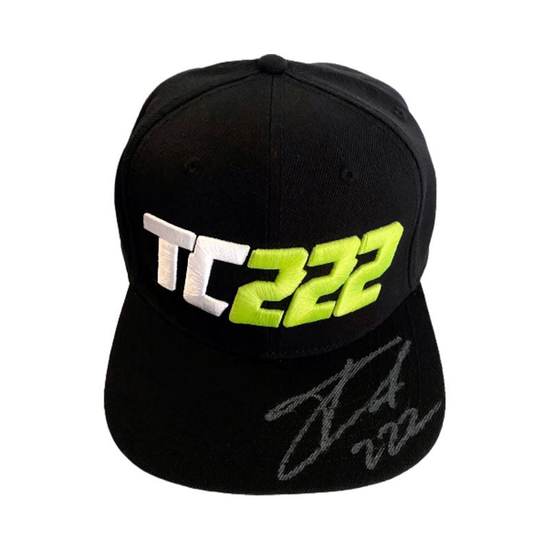 Signed Cap TC222 Logo White & Neon Yellow