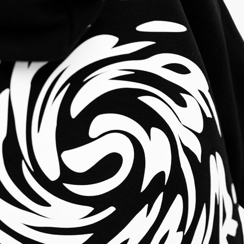 Loose Hoodie RACR• Black Distorted Logo NEW