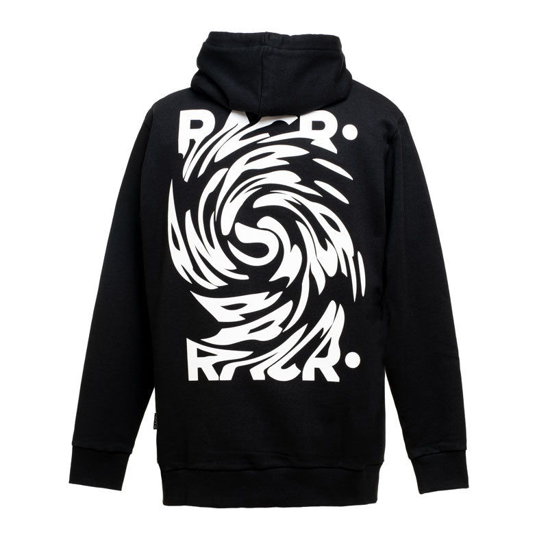 Loose Hoodie RACR• Black Distorted Logo NEW