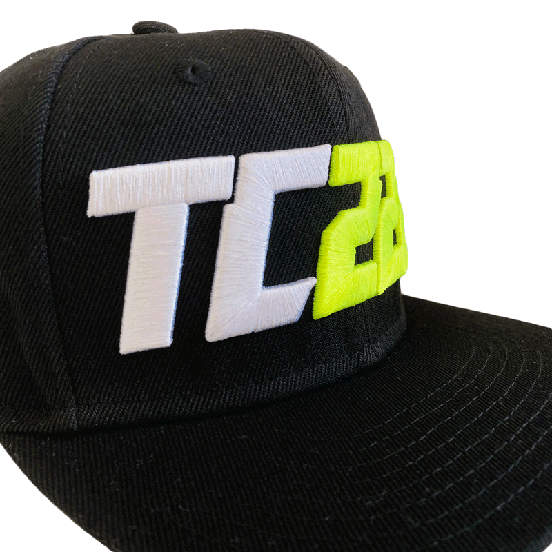 Cappello TC222 Logo Bianco e Giallo Fluo - RACR s.r.l.s.