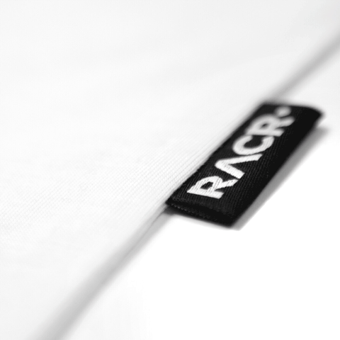 T-shirt RACR• Bianca Bambino - Logo New