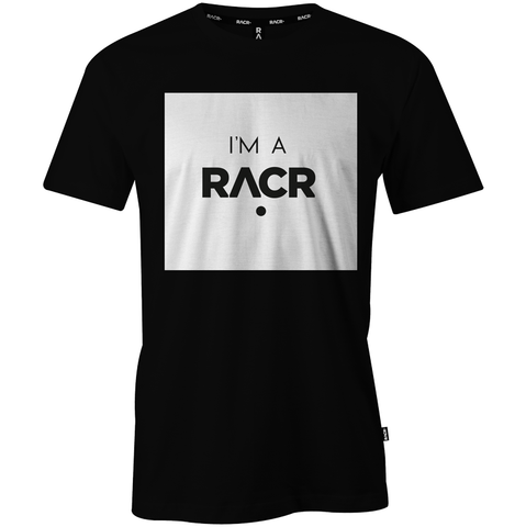 T-shirt I'M A RACR• Nera