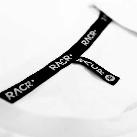 T-shirt RACR• White – New Logo