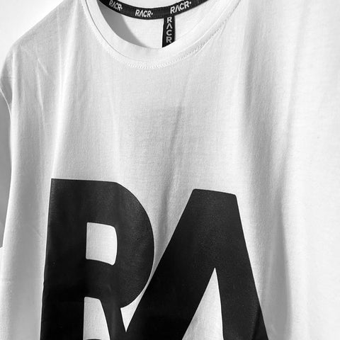 T-shirt RACR• White – New Logo