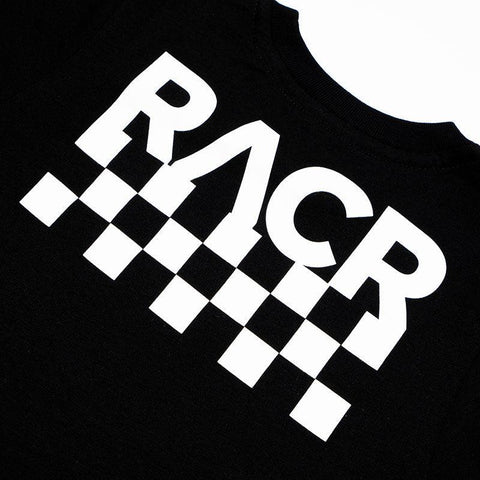 T-shirt RACR• Nera Bandiera a Scacchi Bambino NEW - RACR s.r.l.s.