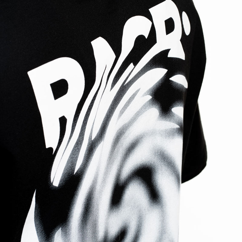 Loose T-shirt RACR• Black Distorted Logo NEW