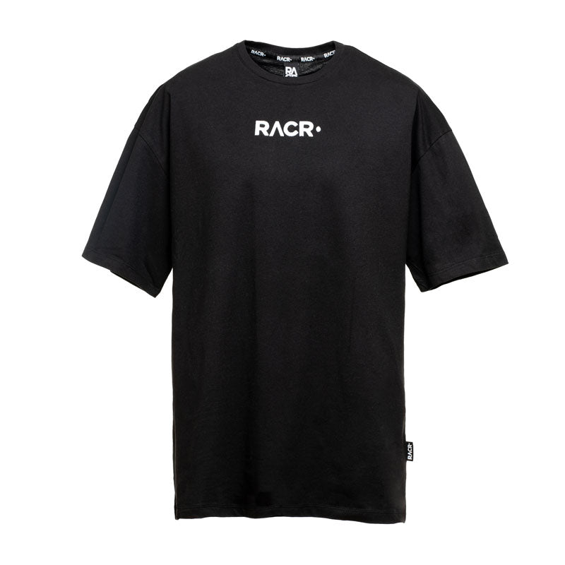 Loose T-shirt RACR• Black Distorted Logo NEW