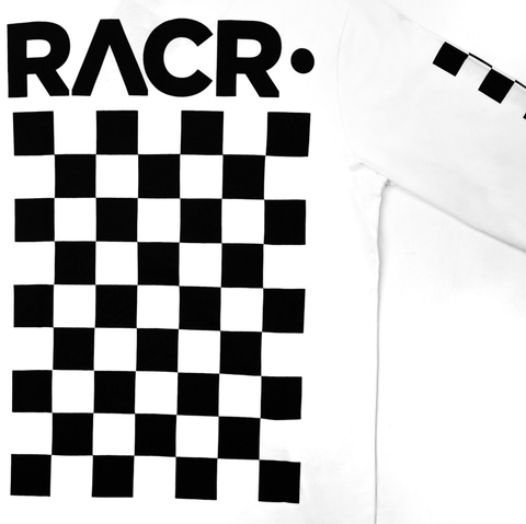 Maglia a Maniche Lunghe RACR• - Bandiera a Scacchi