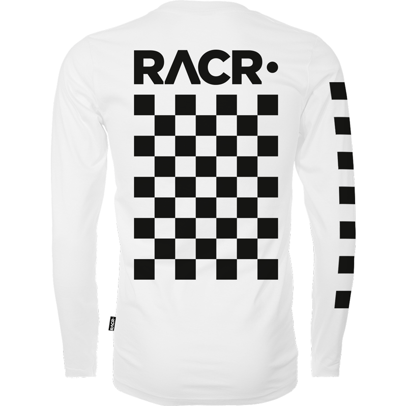 Maglia a Maniche Lunghe RACR• - Bandiera a Scacchi