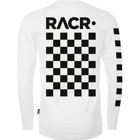Maglia a Maniche Lunghe RACR• - Bandiera a Scacchi